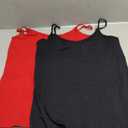 2 Pack Active Basic Women's Basics Cami Tank Top Large Black, Red