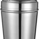 Large Stainless-Steel Cocktail Shaker, 60 oz (Silver)