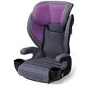 Safety 1st Grow and Go 2-in-1 Booster Car Seat with ComfortWings, Converts High-Back to Backless, 19" Wide, Fits 3 Across, Lightweight, Foldable, Easy-Clean, Cup Holders, 40-100 lbs, Crushed Grape
