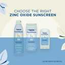 Coppertone Pure and Simple Zinc Oxide Mineral Sunscreen Lotion SPF 50, Water Resistant Sunscreen for Sensitive Skin, Hypoallergenic and Fragrance Free, 6 Fl Oz Bottle