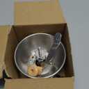 Mason Jar Coffee Grinder, Manual Coffee Grinder Lid Attachment for Wide Mouth Mason Jars, Stainless Steel Mason Jar Lid and Ceramic Burr,Ideal for Camping & Home Barista