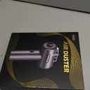 Compressed Air Duster, 110000RPM Ultra-Powerful Electric Air Duster with LED Light, 3-Speed Adjustable, Rechargeable Cordless Mini Blower for Computer, Keyboard, Car, PS5, Outdoor & Home Cleaning