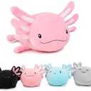 Niuniu Daddy 23" | 5Pcs Axolotl Plush Toys with 4 Babies Inside- Soft Pink Axolotl Stuffed Animal, Cute Birthday Or Christmas Plushies Gift for Girls & Boys