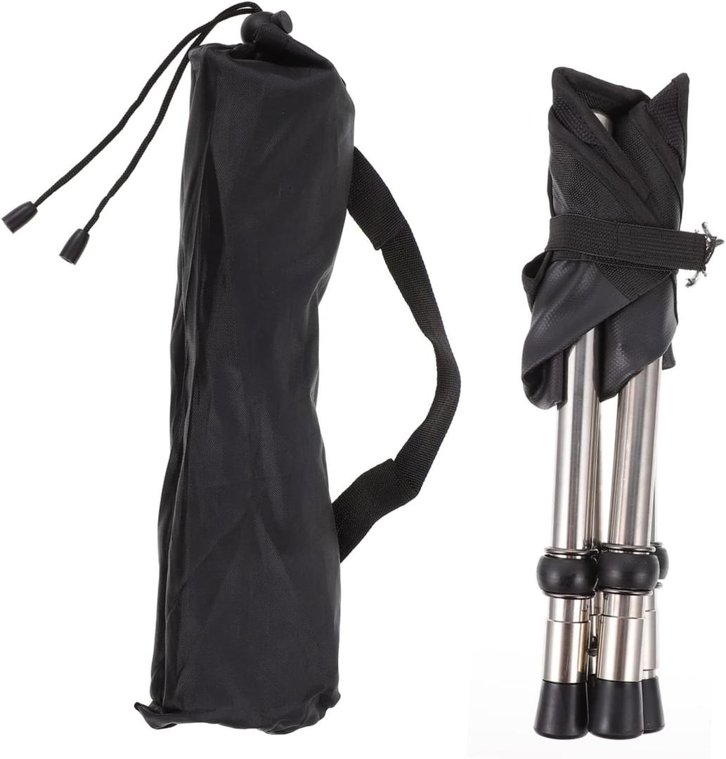 Sosoport Portable Folding Stool Rolling Camping Chair Stainless Steel Outdoor Beach Stool