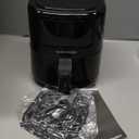 CHEFMAN 2 Qt Mini Air Fryer  Digital Space-Saving Compact Air Fryer with Nonstick and Dishwasher Safe Basket, Quick & Easy Meals in Minutes, Features Digital Timer and Shake Reminder  Black