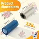 UV DTF AB Film Roll A3 11.8in328ft, PET Transfer Film for UV DTF/Sticker Printers, Clear, Strong Adhesion, Easy for Hard Surfaces