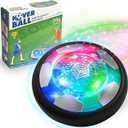 Rechargeable Hover Soccer Ball for Kids 3+ Indoor Game | Light-Up Air Power Floating Soccer Ball with Soft Foam Bumper, Sport Toy, Gifts for Boys Age 6, 7, 8, 9, 10, 11, 12 Year Old