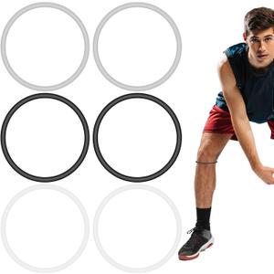 2 x COMNICO 6pcs Patellar Tendon Support Strap Knee Strap Knee Band Patella Band for Knees Pain Relief Basketball Running Sports Breathable Patellar Tendon Support