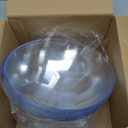 bUCLA 54 OZ Clear Plastic Serving Bowls (12 Pack) - Angled Serving Bowls Disposable for Chip&Candy - Party Table Salad and Fruit