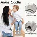 Kids Socks - 25 Pairs Toddler Ankle Socks Set, Low Cut for Boys & Girls 2-4T