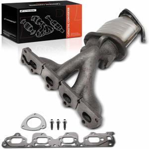 A-Premium Exhaust Manifold Catalytic Converter Kit Direct-Fit Compatible with Chevrolet Malibu 2004-2010 & Pontiac G6 2008-2010 & Saturn Aura 2008-2009, 2.4L, EPA Compliant, Replace# 12618546