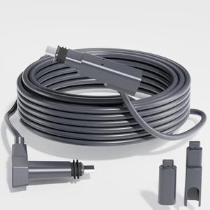 Klutchtech Starlink Cable 75FT for Standard Actuated Gen 2, Starlink Replacement Cable for Rectangular Satellite V2 Waterproof Gray (75FT/23M)
