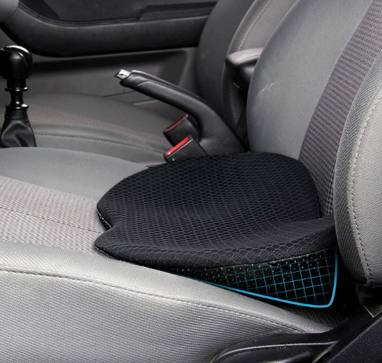Livtribe Car Seat Cushion  Memory Foam Car Seat Pad  Sciatica & Lower Back Pain Relief  Car Seat Cushions for Driving  Road Trip Essentials for Drivers(Black)