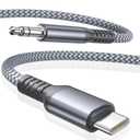Elebase USB C Aux Cable 6FT,Type C to 3.5MM Jack Audio Adapter Auxiliary Cord for Car,Gooel Pixel 9 8,Apple iPhone 15 16 Pro Max Plus,iPad 10 10th,Mini 6 7,Air 4 5 Generation,Samsung Galaxy S25,S24