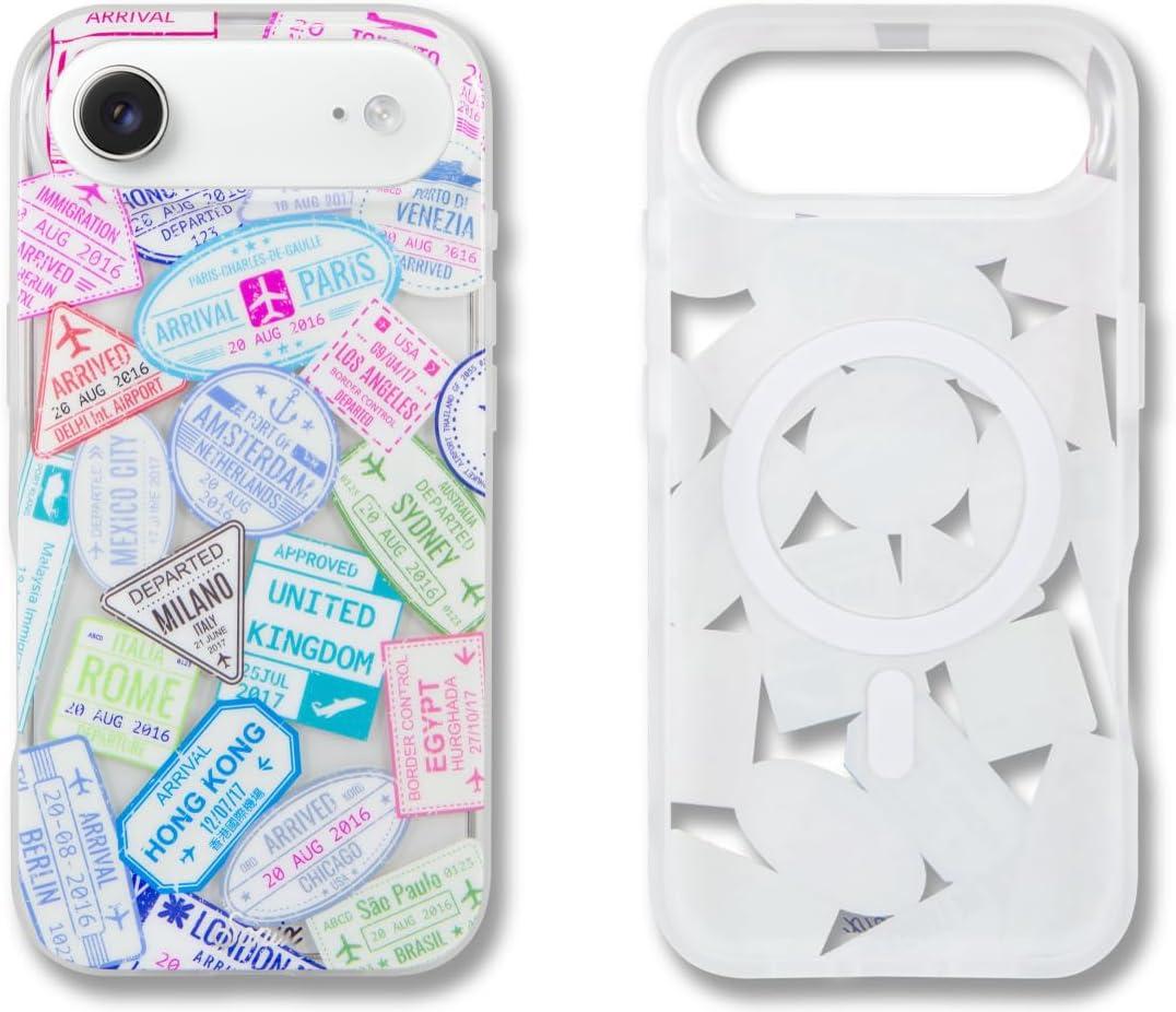 Sonix Case for iPhone 17 Air | Compatible with MagSafe | 10ft Drop Tested | Passport Stamps