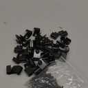 Hidden Deck Fasteners for Composite Decking | 100-Piece Set (50 Clips, 50 Screws, Star Bit) | Secure Install for Grooved/Perimeter Decks | Ideal for DIY Enthusiasts & Pros (Black)