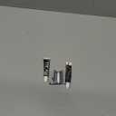 YDmeet Shower Head Holder, Adjustable Handheld Brass Shower Head Bracket, Wall Mount Holder, Drill Free Glue Installation (Polished Chrome)