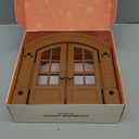 Purrfect Portal French Cat Door - Stylish No-Flap Cat Door Interior Door for Average-Sized Cats Up to 20 lbs, Easy DIY Setup, Secured Installation in Minutes, No Training Needed, 7.13 x 8.32