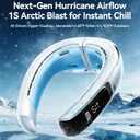 RANVOO AICE LITE MAX 2026 Real AC Cold Blast [No.1 Coolest & Most Durable] AI Neck Air Conditioner, Best Immersive Neck Cooler, 6000 mAh Rechargeable Neck Fan Blow Cold Air, Summer Gifts for Mom White