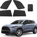 Front Side Half Window Shade Foldable Custom Fit for Toyota Corolla Cross 2022-2024(Not for Corolla) Car Window Shades for Side Window Sun Shade UV Protection Heat Insulation 4PCS