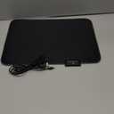 LVLUP 7 LED Gaming Mouse Pad - Black Fabric Surface, Rubber Base