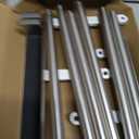 24Inch Brushed Nickel Over the Door Towel Rack, VOTZAAQ Stainless Steel Over Door Towel Holder, Door Towel Hanger with 3 Tier Towel Bars, Over Door Towel Storage for Bathroom