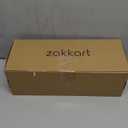 Zakkart Cat Perch for Window Sill with Bolster - Orthopedic Hammock Design with Premium Hardwood & Robust Metal Frame - Cat Window Seat for Large Cats and Kittens - Dark Stained Wood Gray Bed, 24''W