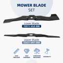 HRR2169VKA Mulching Blades Compatible with Honda HRR216 HRR216VKA HRR216VKA HRR216k10VKAA HRR216K9VKAA HRN216 HRX217 21" Walk-Behind Mower Replace 72511-VH7-000 72531-VH7-000 72511-VL0-S00 Blade