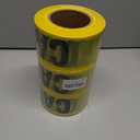 Premium Yellow Caution Tape Roll, 3 inch x 1000 feet, Ideal Use for Danger/Hazardous Areas/Crime Scene Halloween Party Decorations (3-Pack)