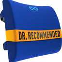 Everlasting Comfort Lumbar Support Pillow for Office Chair - Memory Foam Back Cushion for Car Seat - Promotes Better Posture, Back Pain Relief - Ideal Gaming and Desk Chairs Work and Home Essentials