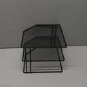 Black Decor Kitchen Spice Storage Rack Drying Rack Shelf for Cooking Utensils Corner Kitchen Shelf Storage Seasoning Triangle Iron Craft