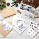 30 Sets Religious Christmas Cards Peace on Earth Garland with Envelopes Christian Christmas Cards Bulk for Jesus Party Gift Favor