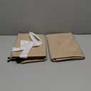 Heavy Duty Laundry Bag 2 Pack XL Nylon Laundry Bags with Straps, Washable Large Dirty Clothes Organizer with Drawstring Closure, Travel Washing Bag Fit a Laundry Hamper or Basket (Beige)