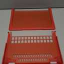 Batianda Heavy Duty Case for New MacBook Pro 16 inch 2024 M4 2023 M3 2021 M2 Pro Max Chip- Ergonomic Foldable Kickstand (Holds 22lbs/Zero Wobble) Matte Rugged Armor Cover with Spare Parts, Red