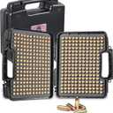 390Round 9mm Ammo Storage Case, Travel Safe/Mil Spec/Waterproof Ammo Box - for 9x19mm Parabellum/9mm Luger, 380ACP, 38 S&W, 356 TS&W,7.63mm Mannlicher,8mm Steyr,.357SIG