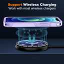 Magnetic Case for iPhone 12/12 Pro 6.1'',[Compatible with Magsafe][Heavy Duty Shockproof] [Military Grade Drop Protection][Non-Slip] Rugged Durable 2-Layer Hard Bumper Phone Cover-Light Purple