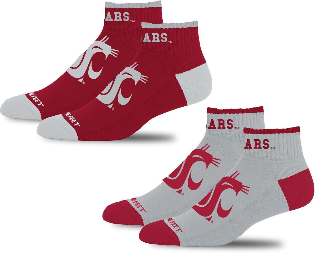 For Bare Feet NCAA Unisex Kids Front and Center Two Pack Ncaa Youth