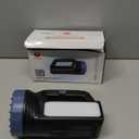 Solar FlashlightSolar Powered Flashlight for Multi Function 8000 Lumens with EmergencyPortable Bright Camping Rechargeable Flashlights for Home, Outdoor Hiking, Power Outages