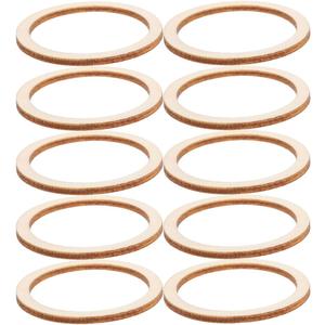 SEWACC 100pcs Wood Frames Flower Decorations Natural Wood Frame Circles for Crafts en Dream Catcher Rings Rings for Crafts DIY Decor Scrapbook Log Chips Dreamcatcher, 5cm