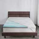 Extra Firm Mattress Topper Twin XL Size 3 Inch, Cooling Gel+Bamboo High Density Mattress Topper with Removable Cover, Bed Topper for Pain Relief,No Smell,CertiPUR-US,79x38