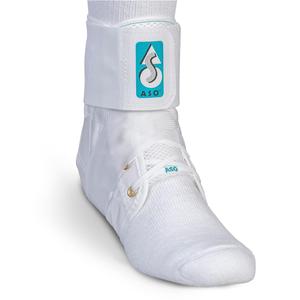 Med Spec ASO Ankle Stabilizer (Large, White)  Ankle Brace for Sprained Ankle and Peroneal Tendonitis, Orthopedic Ankle Support for Men, Women, Adults, Teens and Kids, Sports Injury Recovery, 264005 (White)