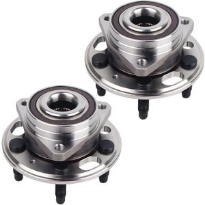 PAROD Pair 513288 Front/Rear Wheel Hub Bearing Assembly Compatible with Chevy Malibu, Impala, Equinox, GMC Terrain, Buick Lacrosse, Cadillac XTS, CTS, Regal, 5 Lugs w/ABS