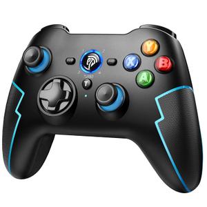EasySMX 9013Pro Wireless Controller for Windows PC/PS3/Android Phone&Tablet&TV BOX/iPhone/iPad/Switch/Stesm Deck/Tesla, Bluetooth Controller Gamepad with Hall Effect Triggers-Comfort for Big Hand
