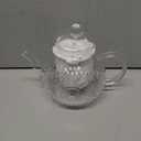 Bandesun Vintage Glass Teapot, Tea Kettle with Removable Infuser 32OZ/1000ml, Borosilicate Glass Pot -Stovetop Safe, Blooming & Loose Leaf Tea Maker Set