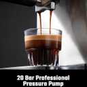 KIDISLE 20 Bar Espresso Machine with Auto Milk Frother & Touchscreen, 1350W | Dual Boiler 1350W Brew +1000W Froth, Pre-Infusion Rich Crema, 44oz Water + 24oz Milk, 3-in-1 Espresso, Cappuccino, Latte