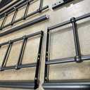 Metal Platform Bed Frame with Victorian Style Wrought Iron-Art, 76x40”, Legs 12.5”