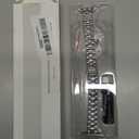 Narrow Metal Band Compatible with Apple Watch Bands 38mm 40mm 41mm 42mm (Series 11 10), Dressy Thin Stainless Steel iWatch Bands for Women (Silver)