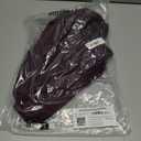 Amazon Essentials Women's Cap Sleeve Boat-Neck Faux Wrap Dress (Medium, Burgundy)