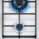 VEVOR Gas Cooktop 12 inch, Max 12250BTU 2 Burners Built-in Stainless Steel Gas Stove Top, LPG/NG Convertible Dual Fuel Natural Gas Hob with Thermocouple Protection for Outdoor, Kitchen, Camping, RV