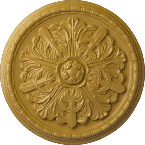 Ekena Millwork CM17WAIGSDecorative Ceiling Medallions Modeled After Original Historical Patterns & Designs, Iridescent Gold